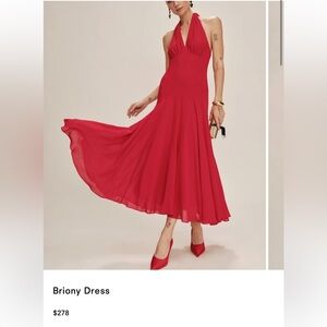 Reformation Red Maxi Dress